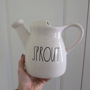 Rae Dunn Sprout White Watering Can